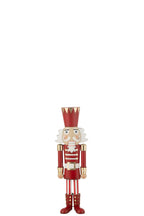 J-Line figuur Notenkraker - ijzer - goud/wit - small - 2 stuks