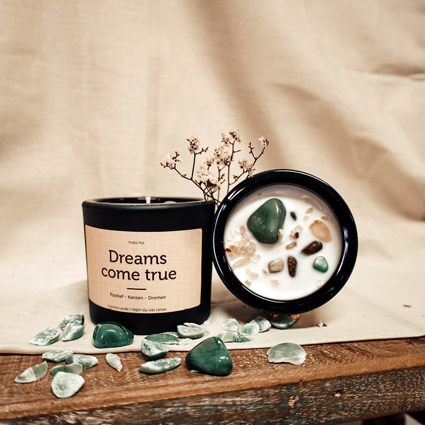 Edelsteen geurkaars: Dreams come true