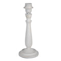 Lampenvoet Ø 12x32 cm Wit Hout Lampvoet