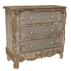 Dressoir 92x40x86 cm Bruin Beige Hout Ladekast