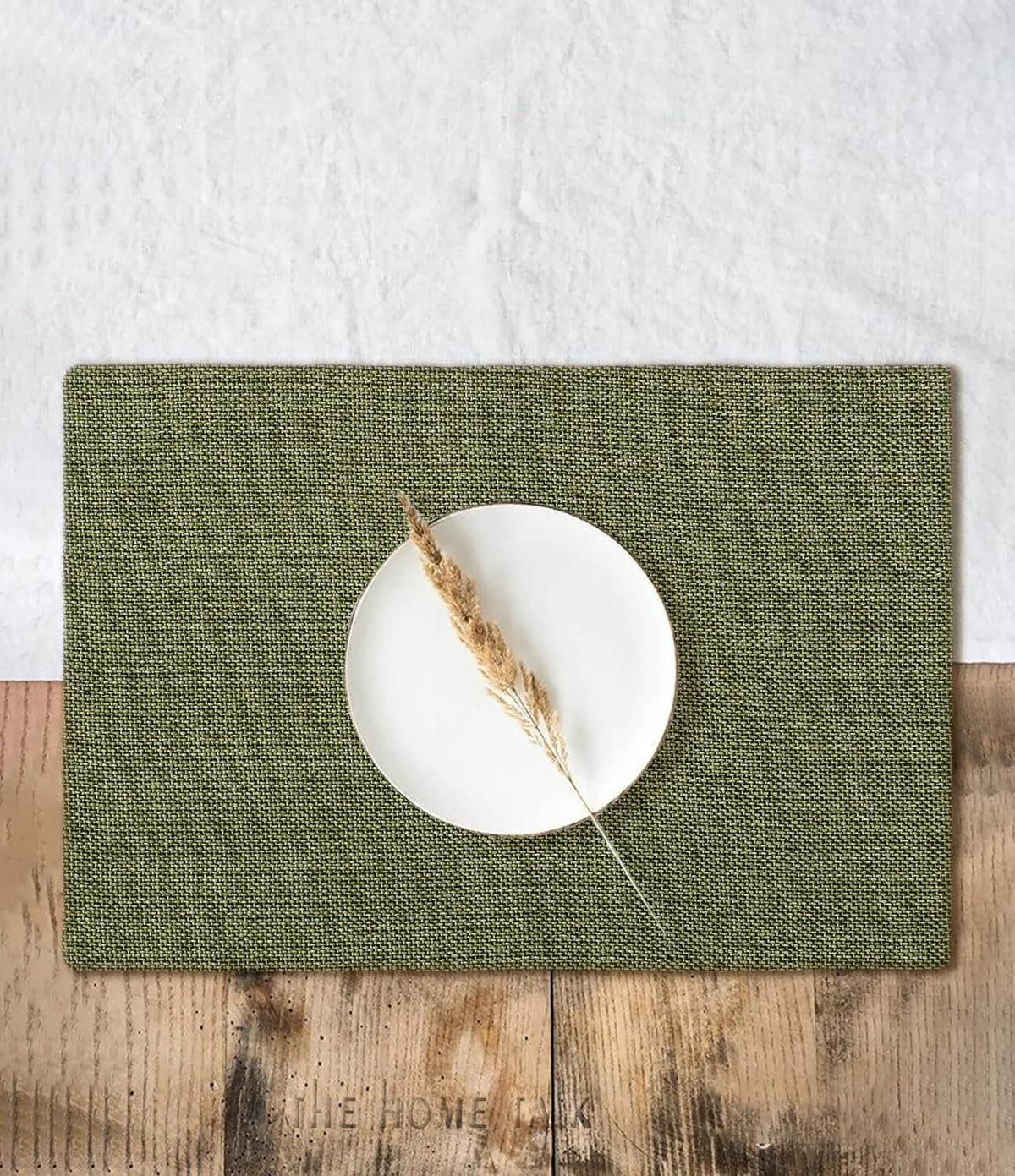 Tafelplacemats – jute en polyester, hittebestendig – 30x46cm (12"x18"), set van 4