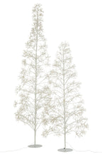 J-Line decoratie Boom 2700 Led - metaal - wit - L