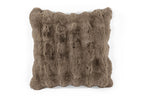 Cushion (filled) Bubble rabbit fur - 45x45 cM