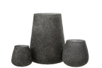 J-Line lantaarn Glitter - glas - per paar - groot