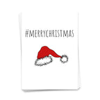 %23MERRYCHRISTMAS - Kerstkaart 10 set