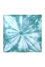 Linnen-katoenen servetten Tie-Dye Zeegroen - Set van 2