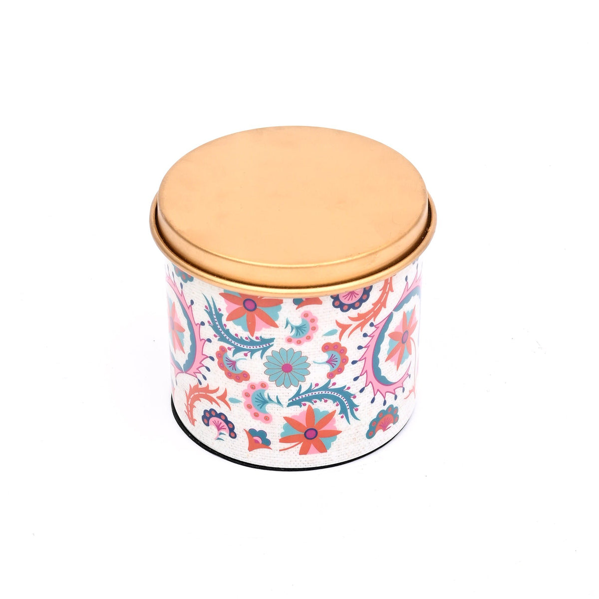 Kleine Emaille Doos - Ronde Voorraadpot Met Deksel - Keuken & Huis