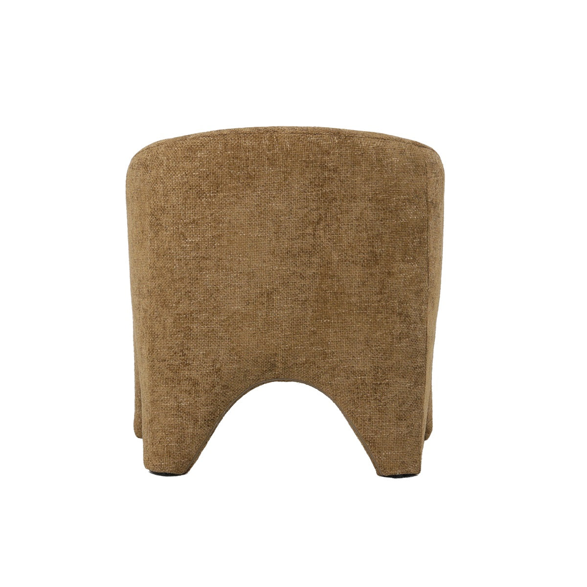 Fauteuil Elle in stof chenille oker*