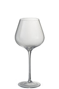 J-Line glas witte wijn Breed - kristalglas - transparant