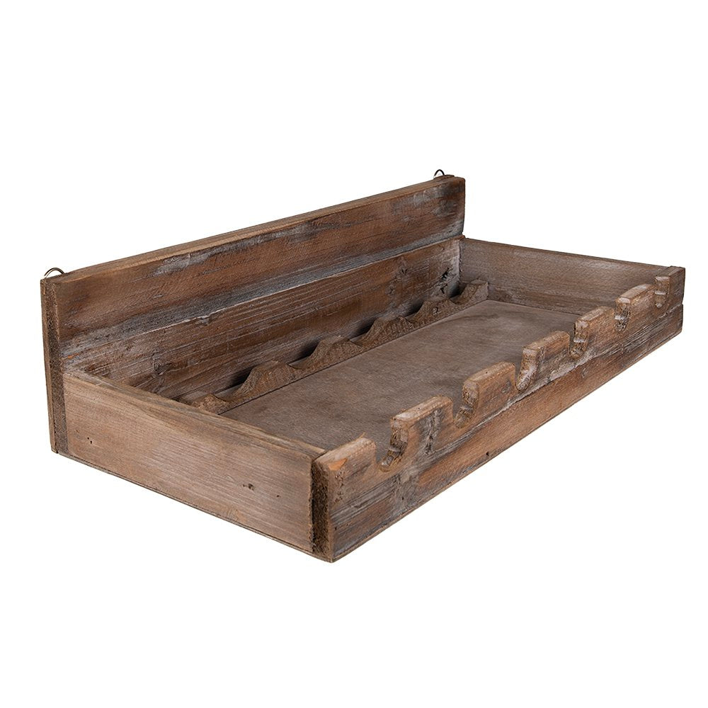 Wijnrek 57x28x14 cm Bruin Hout Flessenrek