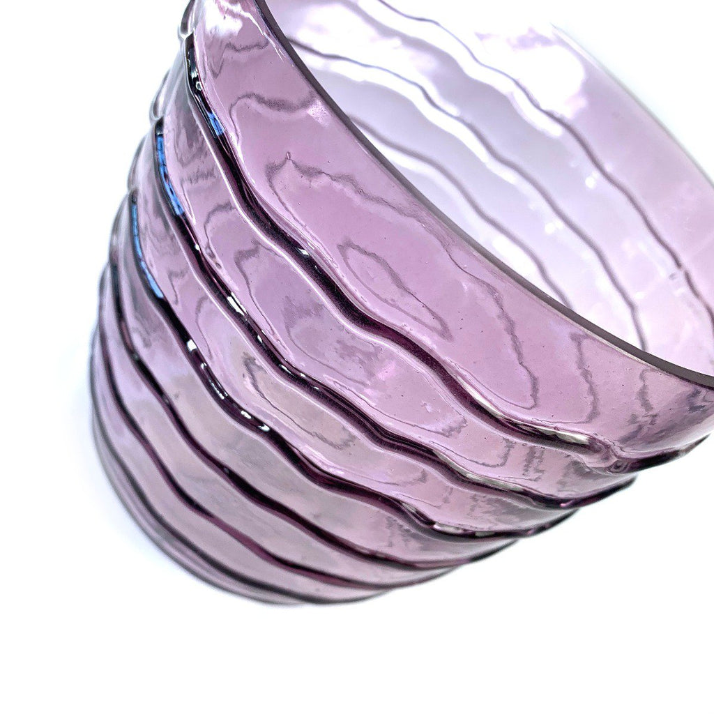 Tealightholder Ocean Aubergine, set of 4