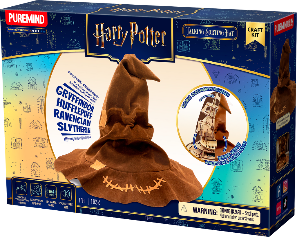 Harry Potter, 3D Modelbouw, Talking Sorting Hat, 1632, 20 x 18,2 x 20 cm