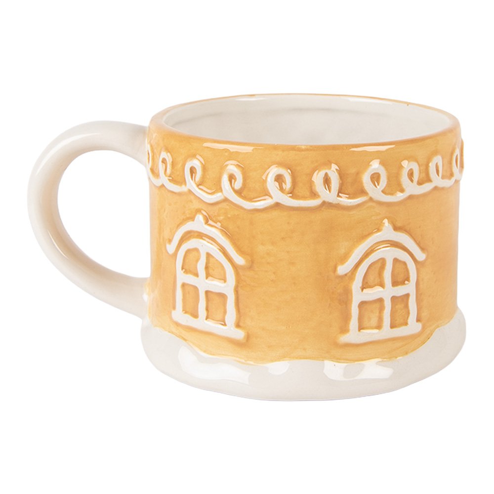 Tea for One Gingerbread house 550 ml / 450 ml Bruin Keramiek