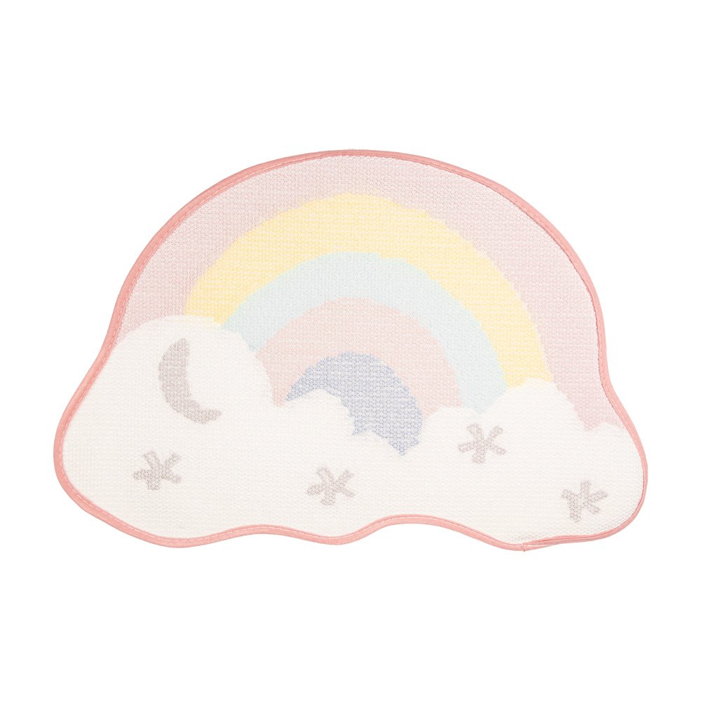 Badmat 60x40x1 cm Meerkleurig Polyester Regenboog