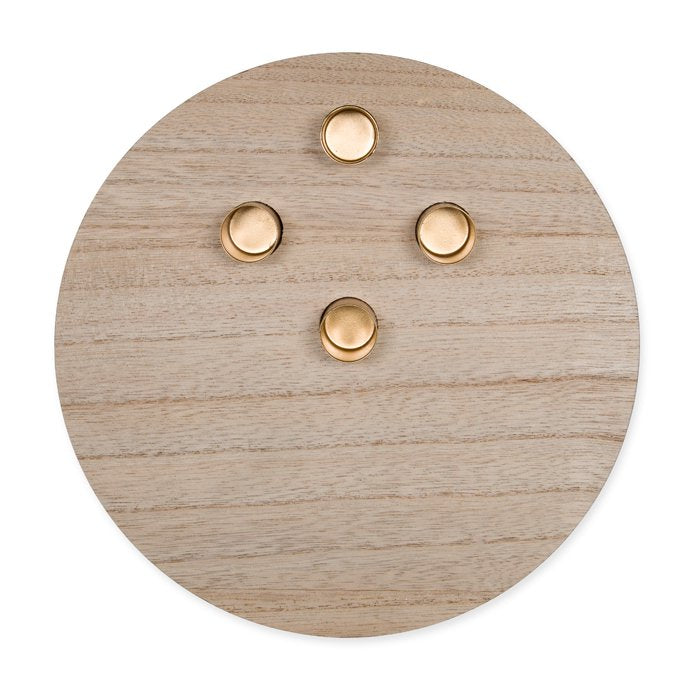 Houten kaarsenbakje Ø ca. 25 cm