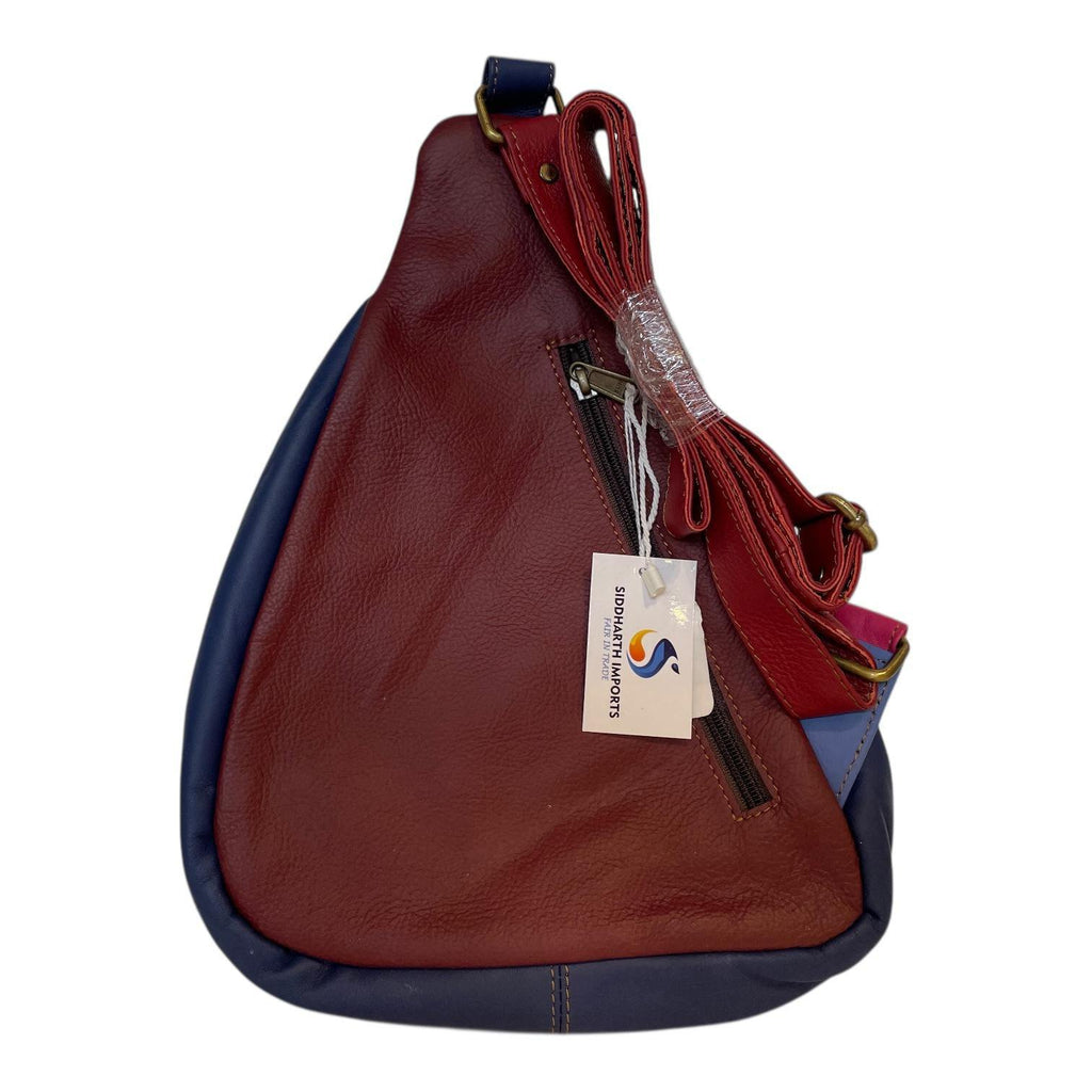 Fair Trade en Duurzaam leren Rug Tas 54