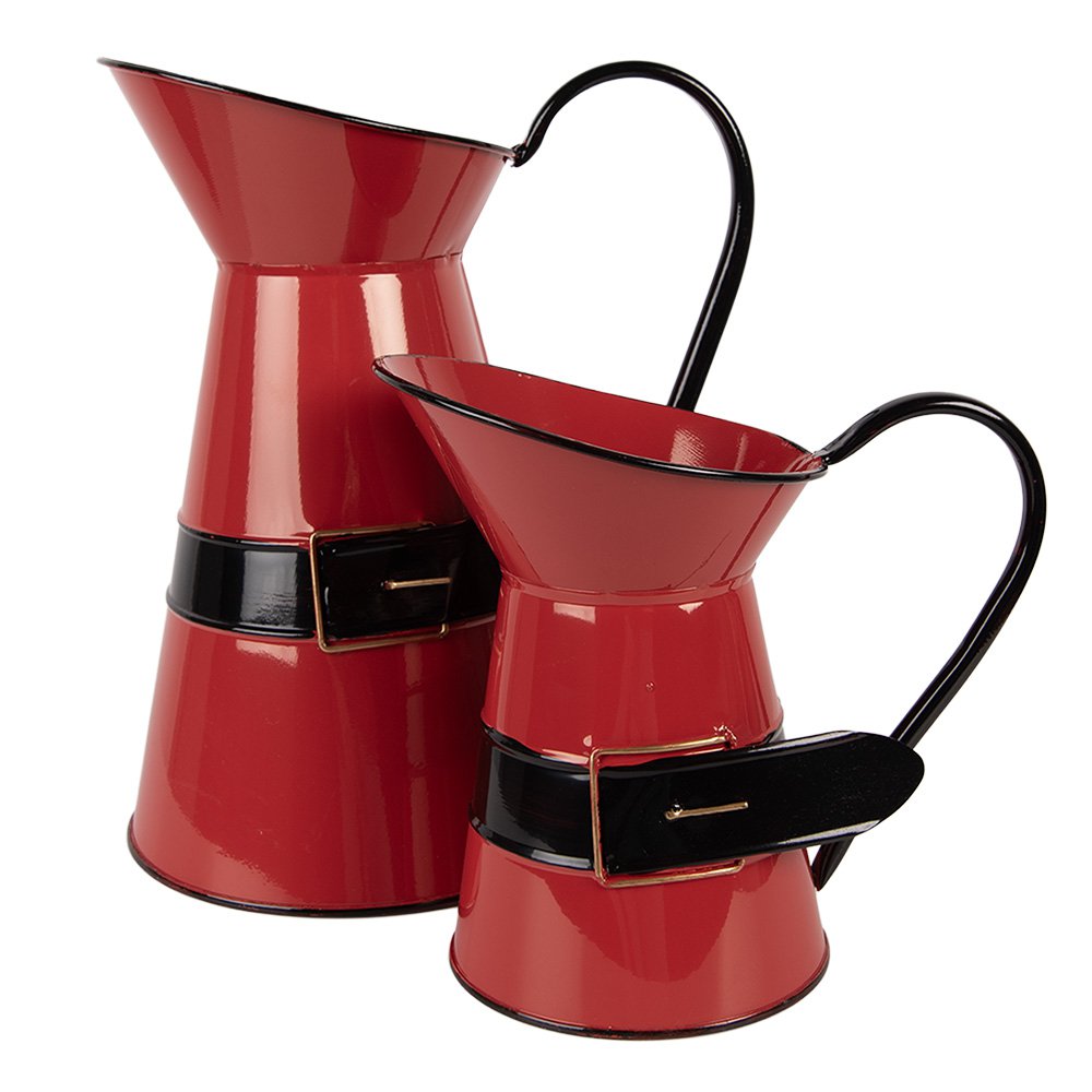 Decoratie Schenkkan 22x17x27 cm Rood Metaal