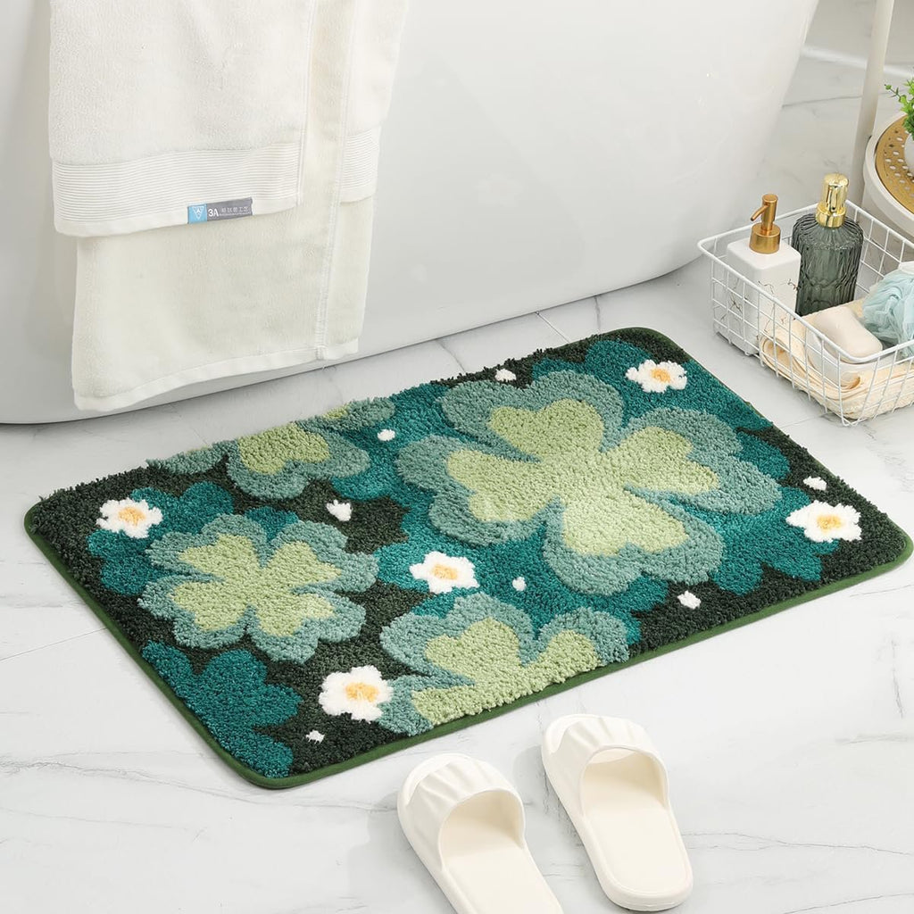 Berken superzachte microvezel 2000 GSM-badmat 40x60 cm | Absorberende antislipdeurmat thuis badkamer keuken