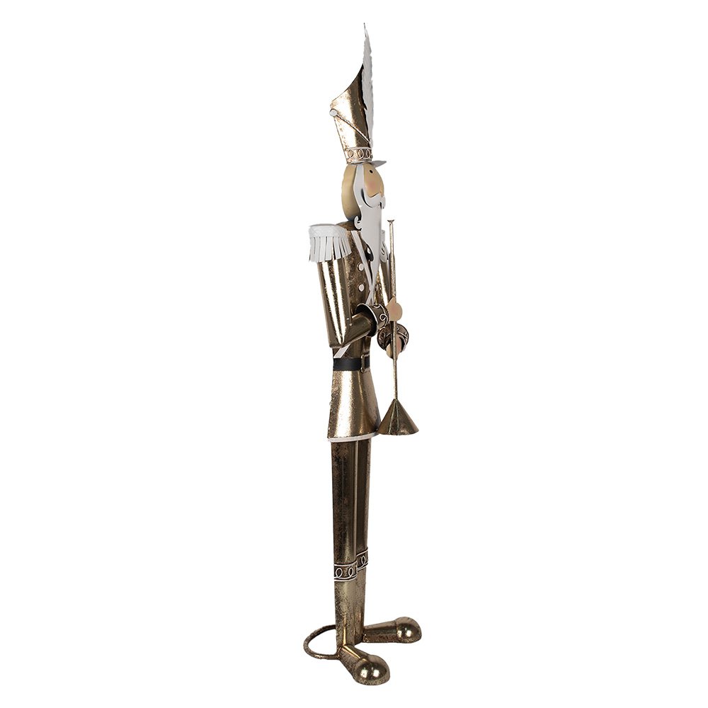 Kerstdecoratie Notenkraker 102 cm Goudkleurig Metaal