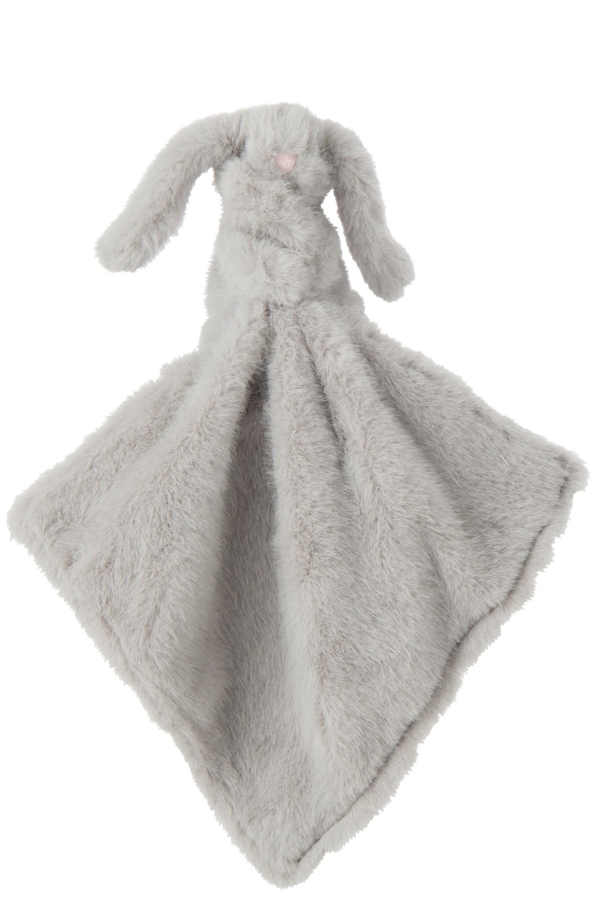 J-Line knuffel Konijn - polyester - lichtgrijs - small