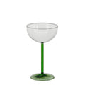 Riga wijnglas groen