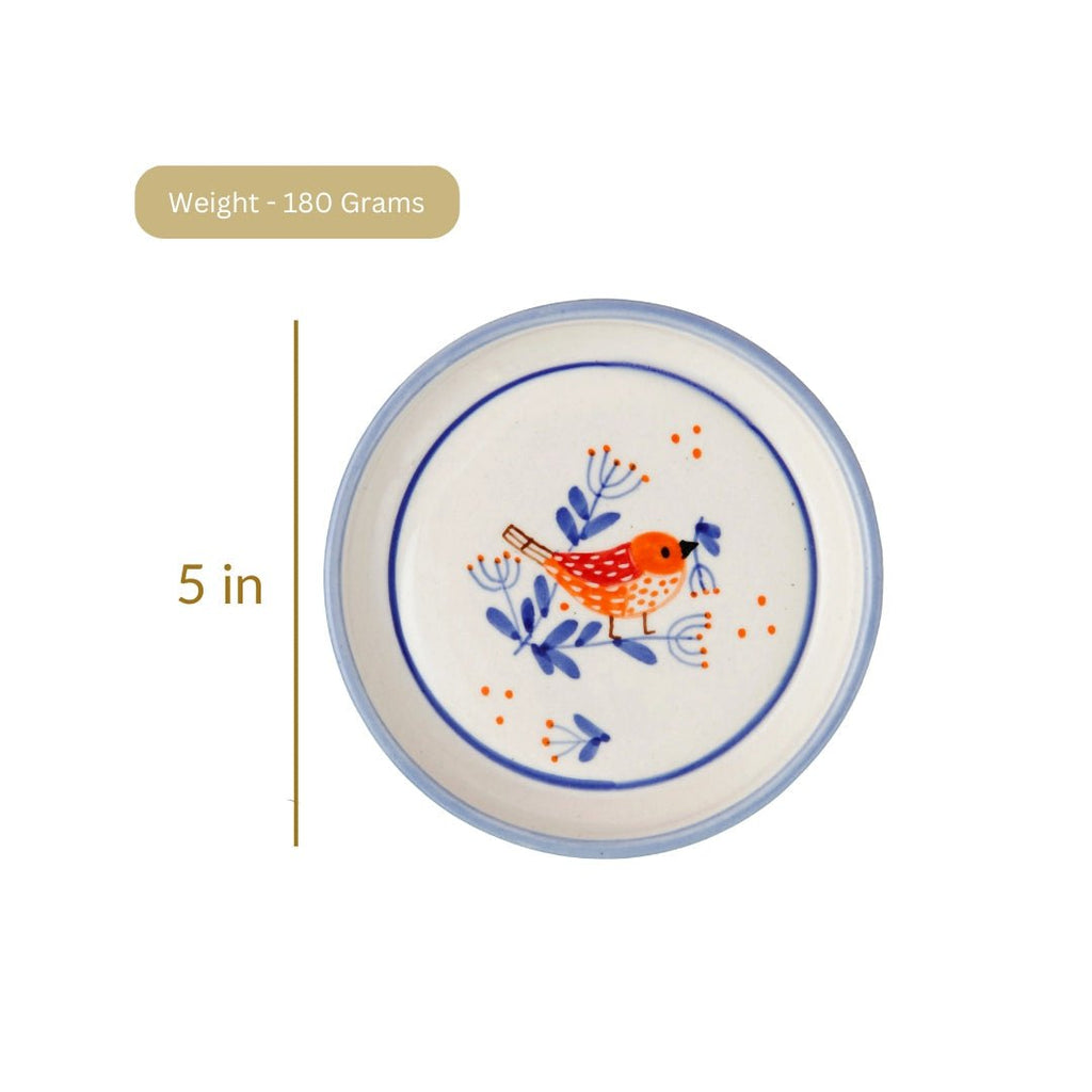 Dinerbord | Tjilpende Vogel Dessert Duurzaam | Keramiek
