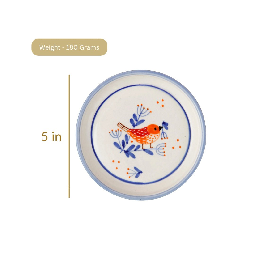 Dinerbord | Tjilpende Vogel Dessert Duurzaam | Keramiek