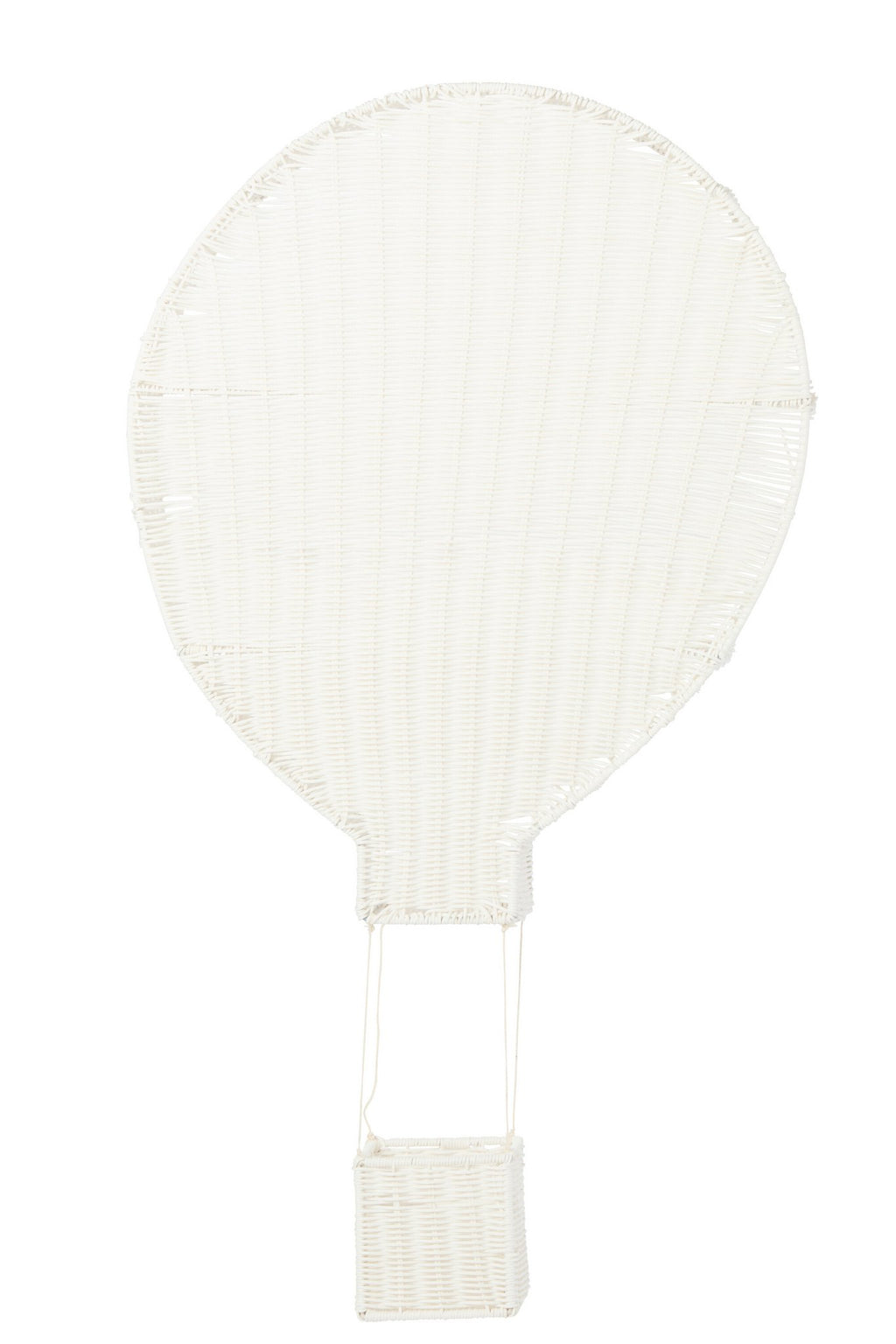 J-Line wandrek Luchtballon - kunststof - wit