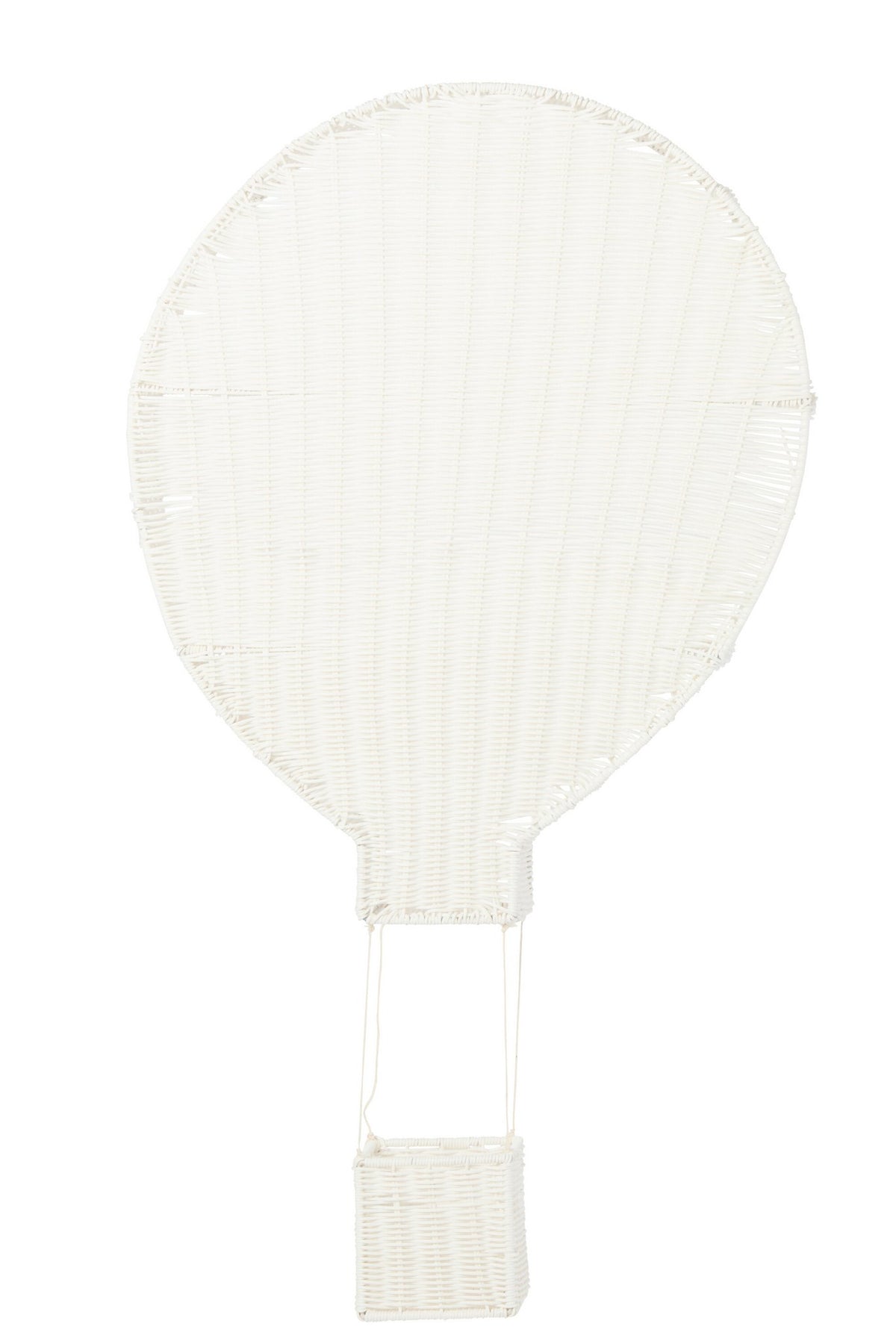 J-Line wandrek Luchtballon - kunststof - wit