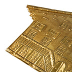 Hanger ijzer chalet a goud 28cm