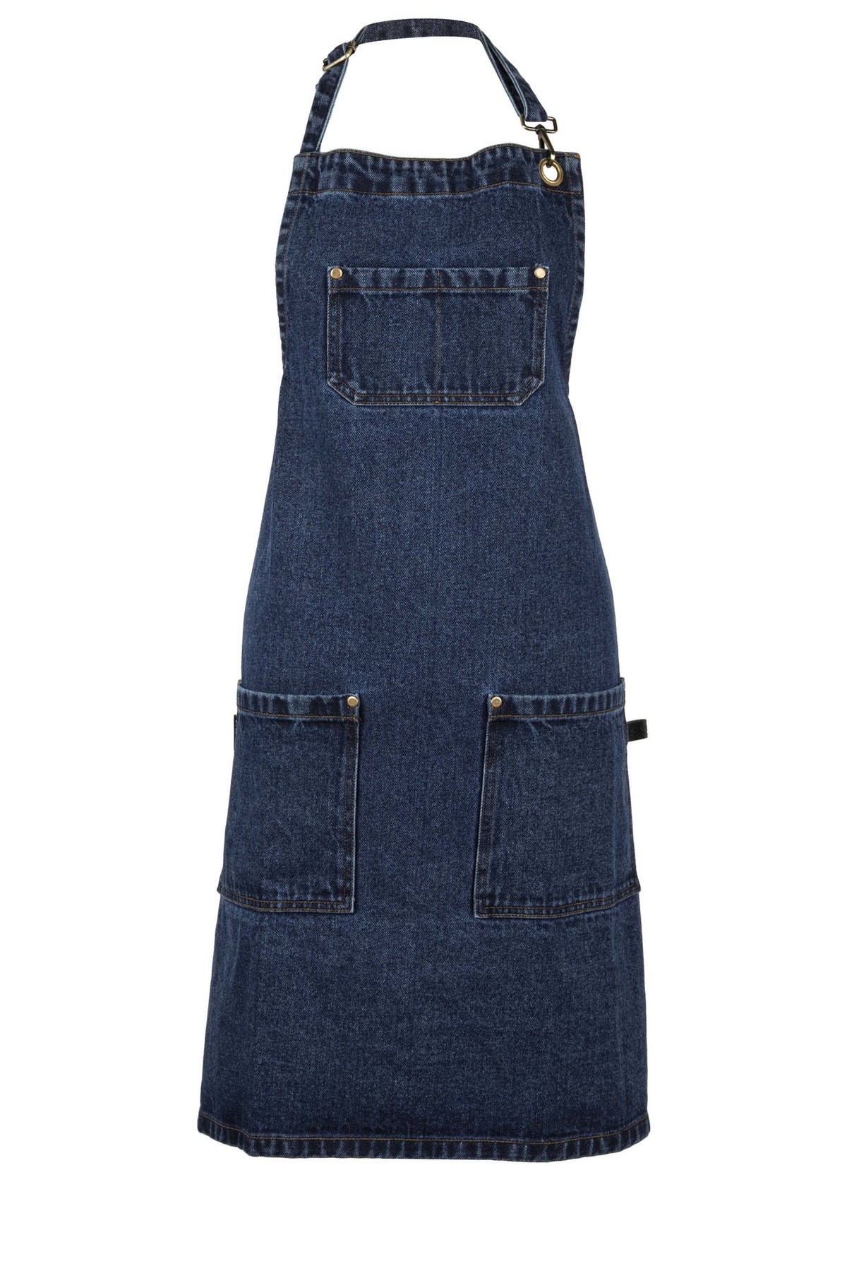 Apron Denim multipocket - 75x85 cm