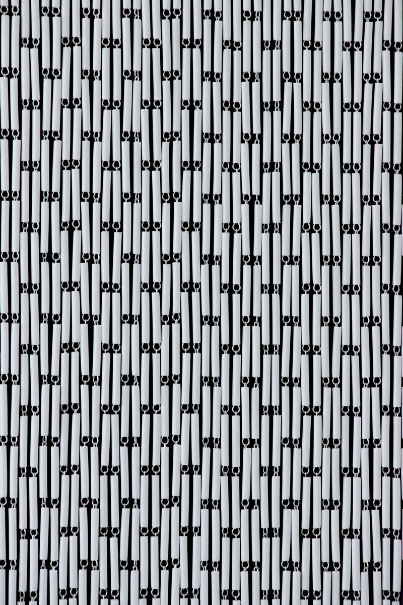 Vliegengordijn Verspringend wit 90x210 cm
