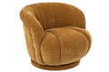 J-Line Draaibare fauteuil - multiplex/stof - mosterdgeel