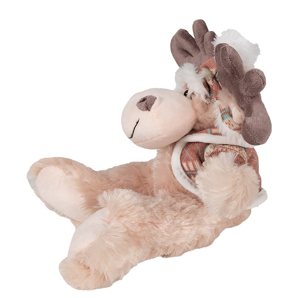Knuffel Rendier 21x22x22 cm Bruin Pluche