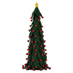 Decoratie Kerstboom Ø 15x45 cm Groen Synthetisch