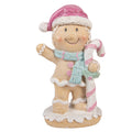 Kerstdecoratie Beeld Gingerbread man 9x6x16 cm Bruin Kunststof