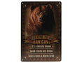 Welcome Mancave Retro Wandbord 30x20