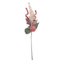 Kerstdecoratie 9x7x47 cm Wit Kunststof
