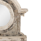 Mirror 89x8x82 cm Beige Bruin Hout Wall Mirror