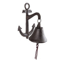 Ouderwetse Deurbel Anker 13x14x22 cm Bruin IJzer Tuinbel