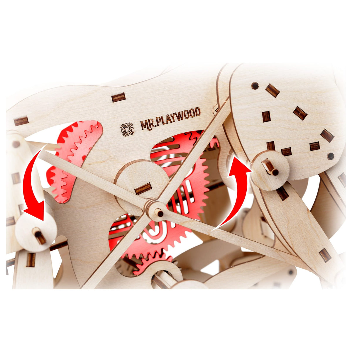 Mr. Playwood, 3D Houten Puzzel, Olifant/ Elephant, 10004, 50x27x35cm.