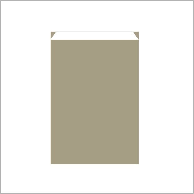 Vlak zakje – Olijf groen - Vert Armand – 11 x 17 cm – 250 stuks