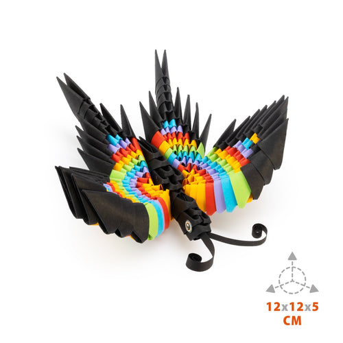 3D Model Origami Vlinder en Bij- Papier