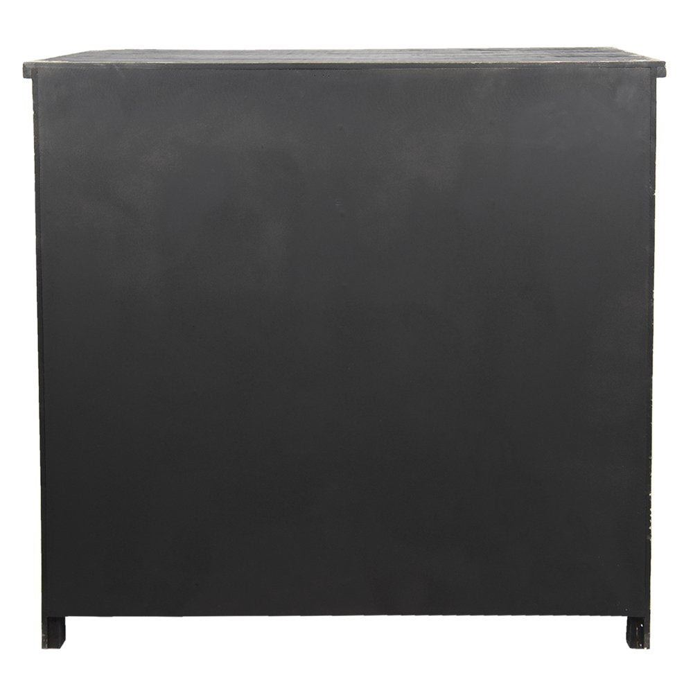 Ladekast 96x40x94 cm Zwart Hout Kast