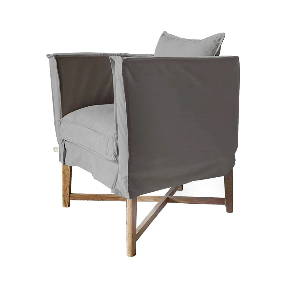 Leeff by Netty - Woody Arm Chair light grey