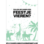 Uitnodigingskaarten Tropical Party - 10 stuks