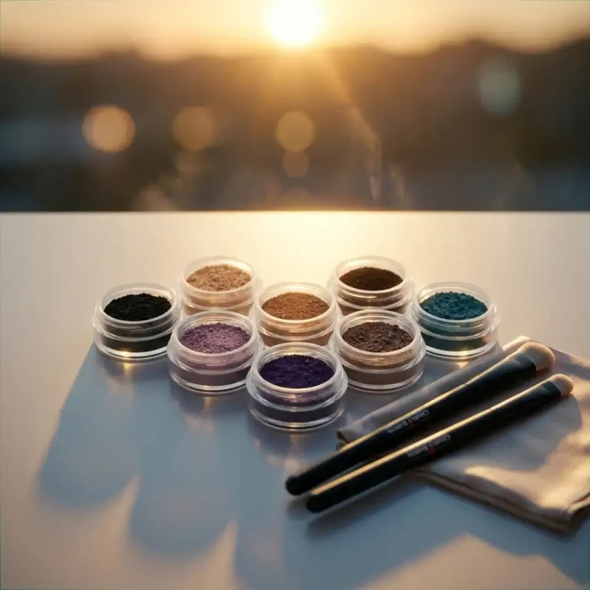 Natuurlijke Minerale Make-up Oogschaduw Lidschatten | veganistische natuurlijke bio natuurkosmetik