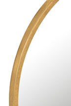 J-Line spiegel Mona Rond - ijzer/glas - goud - large - Ø 80 cm