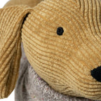 Deurstopper Teckel Sweater Oker 30x16x23cm