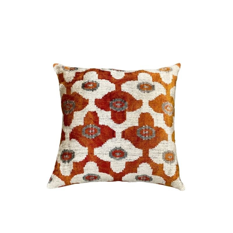 Velvet Ikat Kussen Valora 50x50 cm
